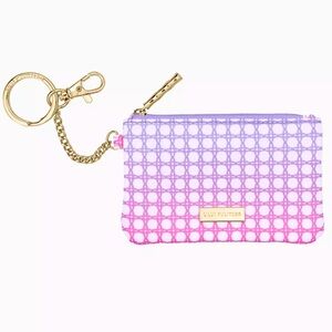 Lilly Pulitzer Pink and Purple Keychain Pouch